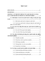 nâng cao năng lực cạnh tranh sản phẩm xuất khẩu của công ty cổ phần đầu tư thương mại và dịch vụ tổng hợp hà nội (servico ha noi)