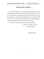 một số giải pháp nâng cao vai trò của ngành du lịch trong việc phát triển kinh tế tỉnh ninh bình giai đoạn 2015 – 2020
