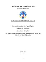 Nghiên cứu hành vi sử dụng smartphonetrong giờ học của sinh viên đh kinh tế quốc dân