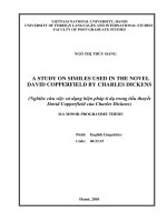 a study on similes used in the novel david copperfield by charles dickens = nghiên cứu việc sử dụng biện pháp tỉ dụ trong tiểu thuyết david copperfield của charles dickens