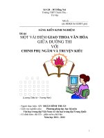 skkn một vài điểm giao thoa văn hóa giữa đường thi và trinh phụ ngâm và truyện kiều