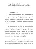 skkn một số biện pháp nâng cao hiệu quả cải cách hành chính trong nhà trường thpt chuyên lương thế vinh