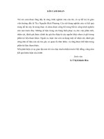 thực trạng phát triển các hình thức tổ chức lãnh thổ nông nghiệp tỉnh bắc giang