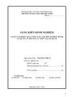 skkn nâng cao hiệu quả công tác lập hồ sơ hiện hành  và quản lý hồ sơ lưu trữ tại cơ quan thpt dan tộc nội trú