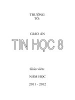 giáo án môn tin học học kỳ 1
