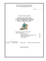 skkn hướng dẫn học sinh làm văn nghị luận xã hội 1 cách hứng thú thpt nhơn trạch