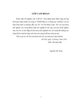 giải pháp hoàn thiện công tác lập kế hoạch kinh doanh tại công ty tnhh đầu tư và sáng tạo vietmax