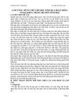 skkn làm tăng  hứng thú cho học sinh qua hoạt động ngoại khóa trong bộ môn sinh học thpt dầu giây