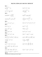 Phương trình, bất phương trình mũ và lôgarit dùng dạy thêm