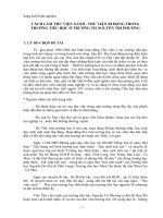 skkn cách làm thư viện xanh , thư viện di động trong trường tiểu học ở trường th nguyễn tri phương