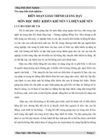 skkn biên soạn giáo trình giảng dạy môn học điều khiển khí nén và điện khí nén thpt lương thế vinh