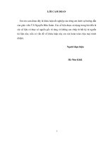 giải pháp nâng cao hiệu quả cho vay xóa đói giảm nghèo tại ngân hàng chính sách xã hội thành phố hồ chí minh chi nhánh pgd quận bình tân