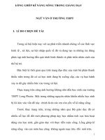 skkn lồng ghép kĩ năng sống trong giảng dạy ngữ văn ở trường thpt chuyên lương thế vinh