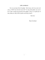 định hướng chiến lược phát triển công ty tnhh nam kinh đến năm 2020