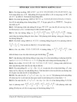 Tuyển tập các bài hình học giải tích trong không gian được chọn từ các đề thi thử