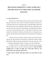 skkn một số kinh nghiệm dạy và học có hiệu quả, giúp học sinh tự tin trong học tập cho học sinh lớp 5 trưởng tiểu học long thành