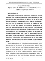 skkn một vài biện pháp rèn kĩ năng viết chữ đúng và đẹp cho học sinh lớp một trưởng tiểu học thống nhất