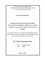 logico-semantic relations and their realization in chapter 5  white fang and the indians  in the novel  white fang  by jack london