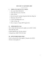 skkn một số ví dụ thực tế dùng trong giảng dạy công dân 10 thpt chuyên lương thế vinh