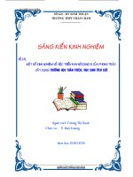 skkn một số kinh nghiệm về việc triển khai nội dung 5 của phong trào “xây dựng trường học thân thiện, học sinh tích cực thpt tháp chàm