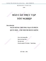 bctt ngân hàng thương mại cổ phần quân đội chi nhánh hoàn kiếm