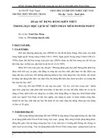 skkn sử dụng bảng kiến thức trong dạy học lịch sử trên phần mềm power point thpt tôn đức thắng