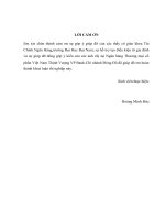 Khóa luận tốt nghiệp  Giải pháp nâng cao chất lượng tín dụng của nhóm khách hàng cá nhân tại Chi nhánh Đông Đô Ngân hàng TMCP Việt Nam Thịnh Vượng VP Bank