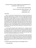 NCKH ứng dụng email marketing cho các website bán lẻ sách trực tuyến ở việt nam