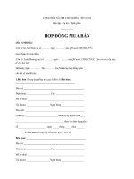 tiểu luận môn luật kinh doanh hợp đồng thương mại