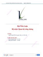 Quan hệ công chúng (PR)LẬP kế HOẠCH PR CHO NGƯỜI mẫu, CA sĩ hà ANH
