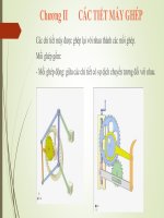 Chi tiết máy: Tiết máy ghép.