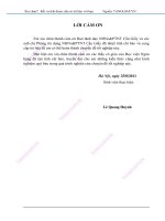 luận văn thực trạng về chất lượng tín dụng đối với các doanh nghiệp vừa và nhỏ tại  nhno&ptnt cầu giấy