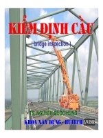 Bài giảng kiểm định cầu 2 2011