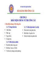 Bài giảng thi công cầu