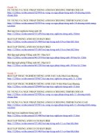 Tổng hợp tài liệu tiếng anh trung học phổ thông