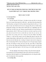 skkn phương pháp dạy thơ trung đại việt nam lớp 7 trương thcs liễu châu