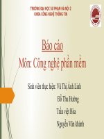 tiến trình phát triển và mô hình tiến trình phát triển phần mềm