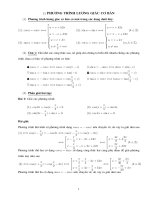 chuyên đề phương trình lượng giác chi tiết và hay