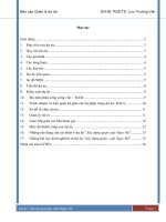 tiểu luận môn quản lý dự án báo cáo quản lý dự án xây dựng quán cafe ngọc hà