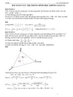 bài toán cực trị trong hình học không gian (1)