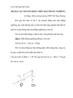 skkn lưu ý khi giải bài toán hệ hai vật chuyển động trên mặt phẳng nghiêng thpt hồ xuân hương
