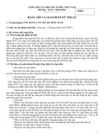 SKKN ứng dụng công nghệ thông tin ra đề môn toán THPT CHUYÊN bến TRE