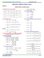 tuyển tập phương pháp giải phương trình lượng giác