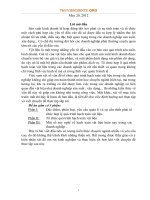 đề án hoạch toán vật liệu