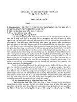 skkn tổ chức xây dựng các hoạt động và các mối quan hệ thân thiện trong môi trường mầm non