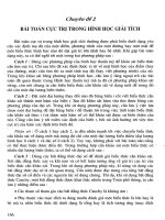 bài toán cực trị trong hình học giải tích