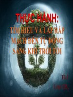 ĐÈN tự ĐỘNG SÁNG KHI TRỜI tối