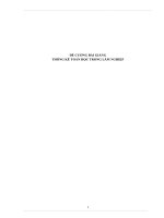 ĐỀ CƯƠNG BÀI GIẢNG THỐNG KÊ TOÁN HỌC TRONG LÂM NGHIỆP