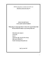 skkn biện pháp xây dựng tập thể nữ có tâm lý tốt, quan hệ thân thiện để hoàn thành tốt nhiệm vụ tại trường mầm non mầm non đai tự