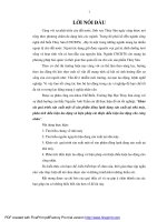 khảo sát quá trình sản xuất một số sản phẩm đông lạnh đang sản xuất tại nhà máy,